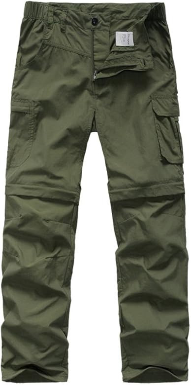 Kids' Cargo Pants, Boy's Casual Outdoor Quick Dry Waterproof Hiking Climbing Convertible Trousers | Amazon (US)