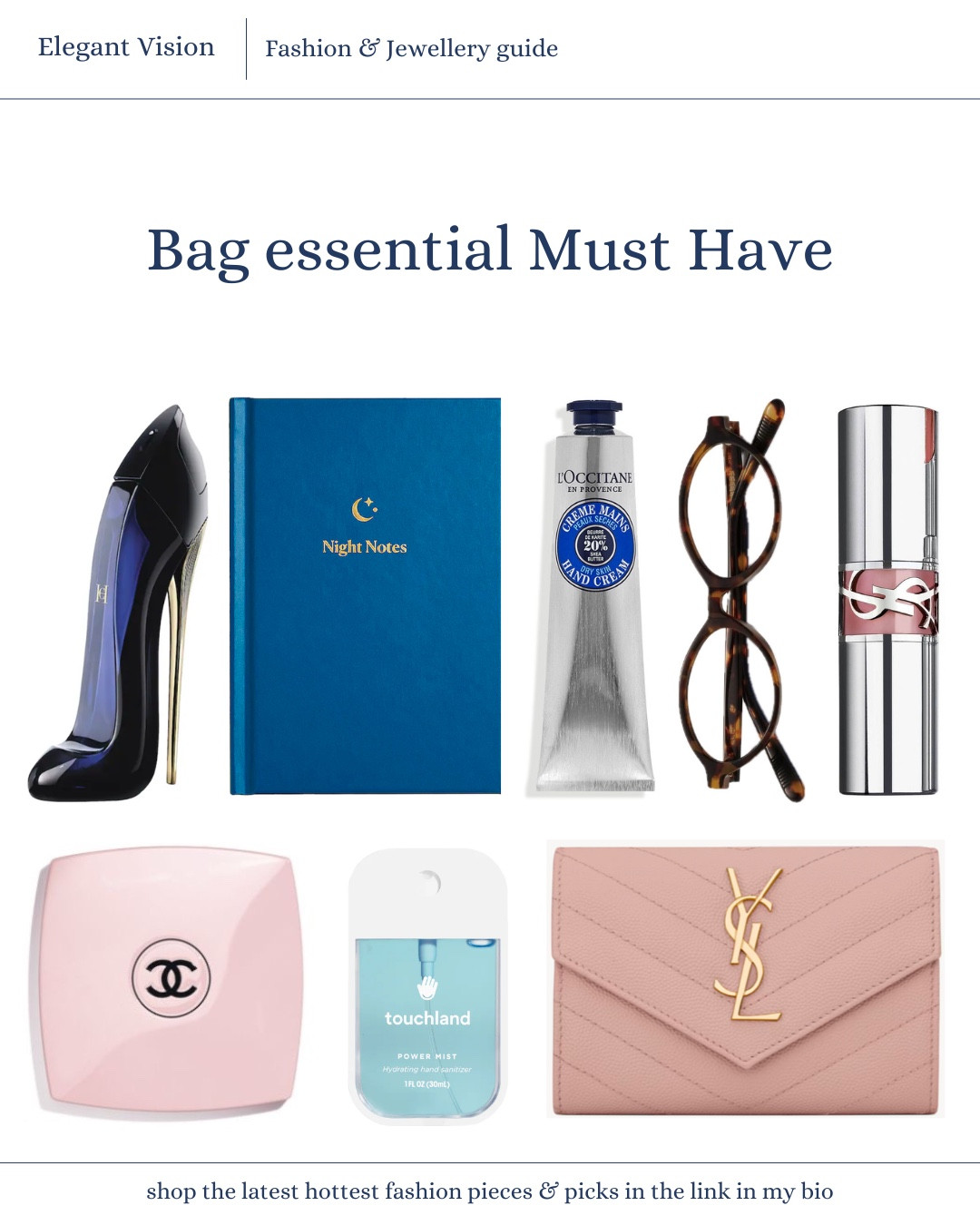 Bah essentials must have #BagEssentials
#WhatsinMyBag
#EverydayCarry
#PurseEssentials
#BagOrganization #TravelEssentials
#HandbagMustHaves
#DailyEssentials
#WhatsInMyPurse
#BagCheck

#LTKWatchNow #LTKBeauty #LTKItBag