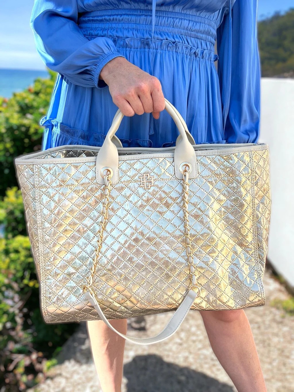 Melissa Tote Bag CHAMPAGNE POP | Caroline Hill