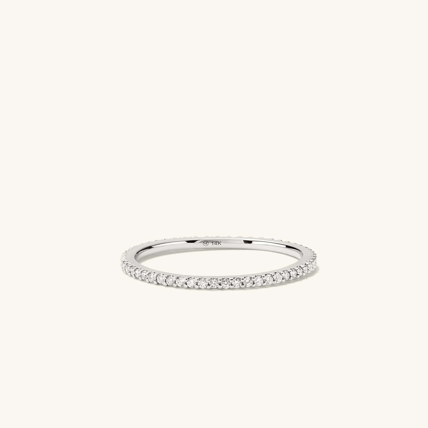 Slim Diamond Eternity Band | Mejuri Fine Crew