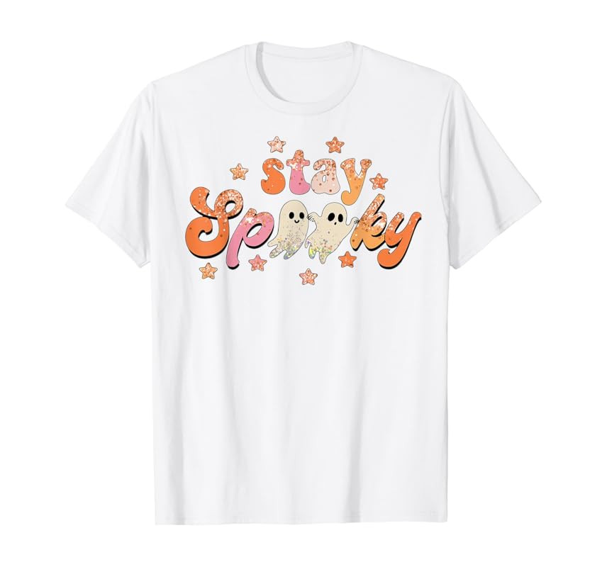 Stay Spooky Ghost Shirts For Men Women Kids Boys Toddlers T-Shirt | Amazon (US)