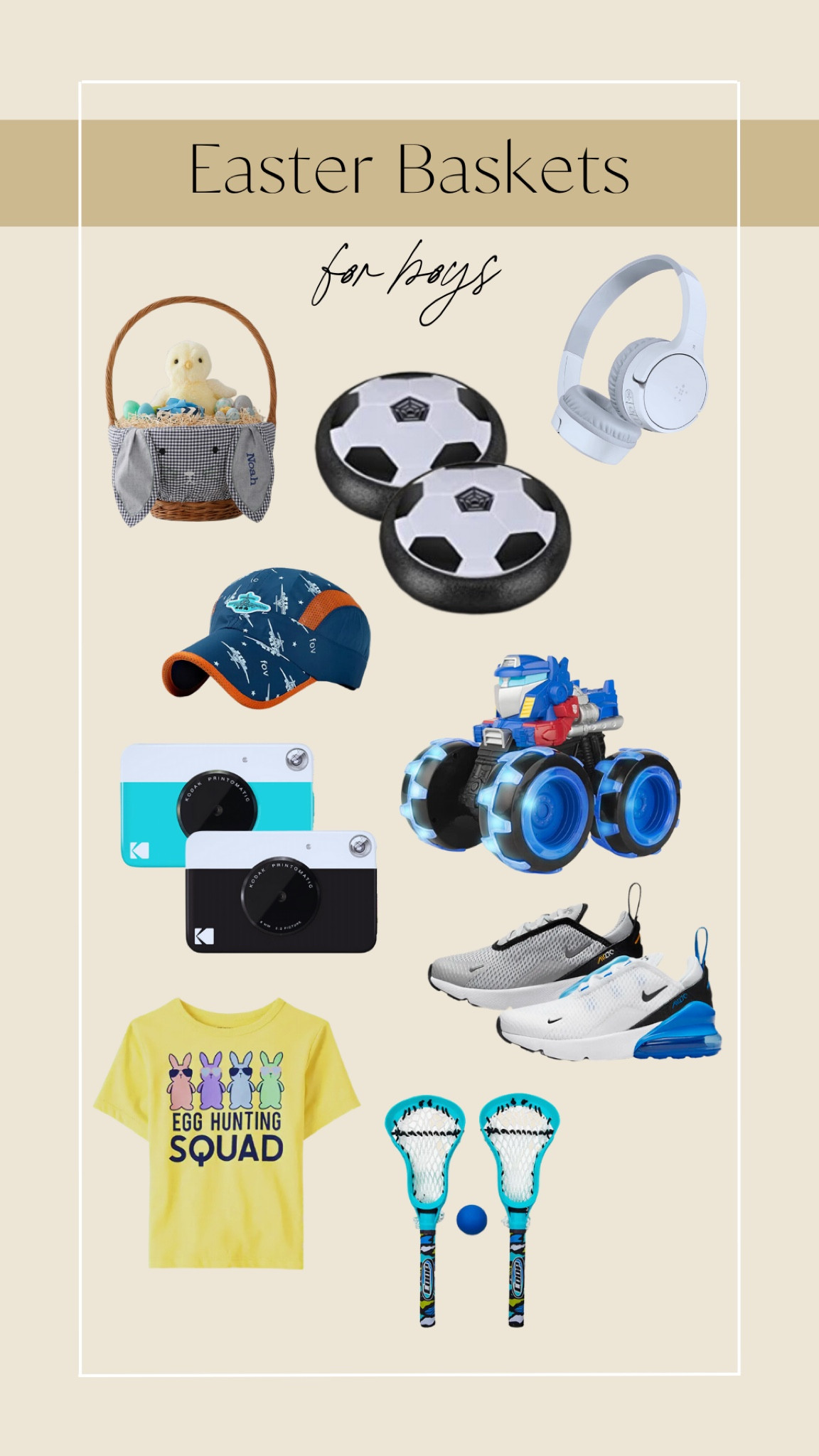 Easter basket stuffer ideas for boys!