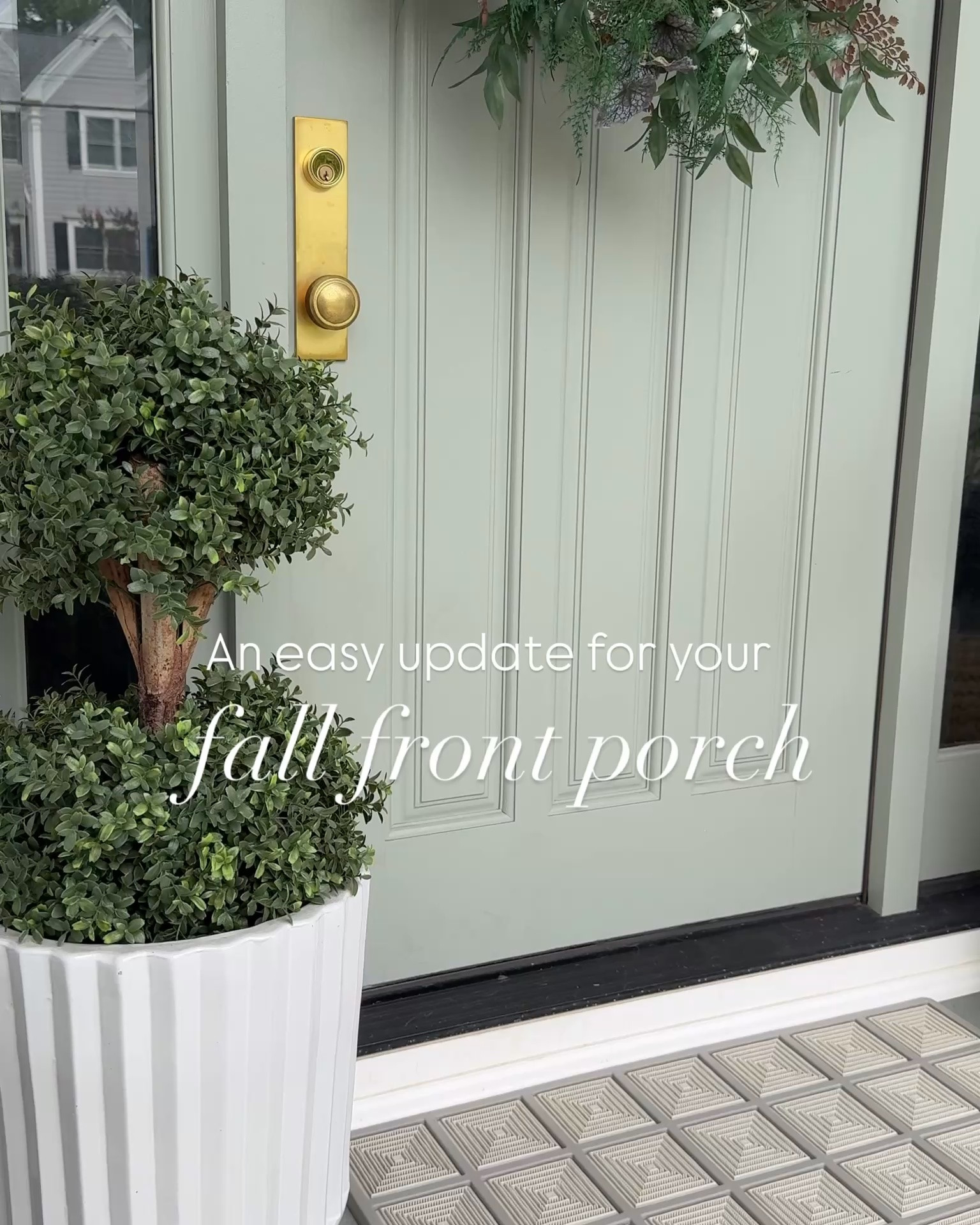 Fall front porch loading… swapping in a durable new doormat will immediately transition your front porch from summer to fall and this one here is so good!!  You can use code MICHELLE15 for 15% off all styles…

#LTKSaleAlert #LTKHome #LTKSeasonal