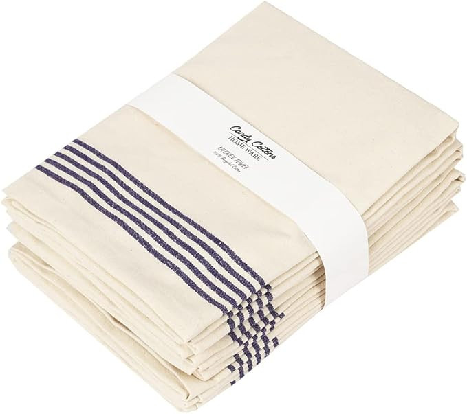 Candy Cottons Kitchen Towels Set of 6, Cotton Dish Towels, Soft Dishcloth Sets for Washing & Dryi... | Amazon (US)