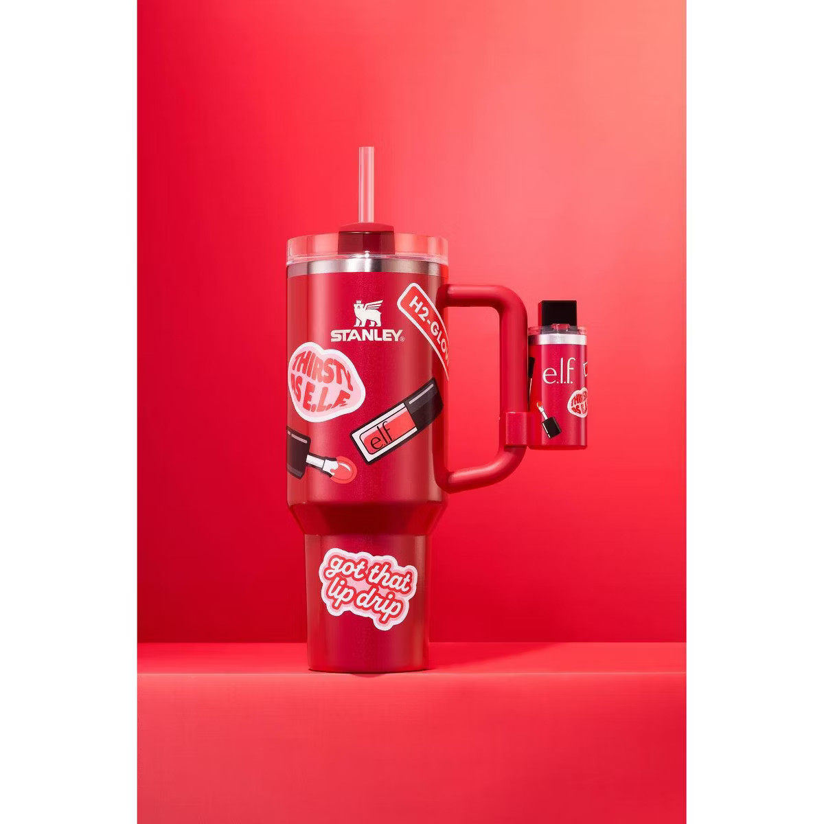 Stanley 40 oz Stainless Steel H2.0 FlowState Quencher Tumbler Red Delicious - e.l.f.: Dishwasher-... | Target