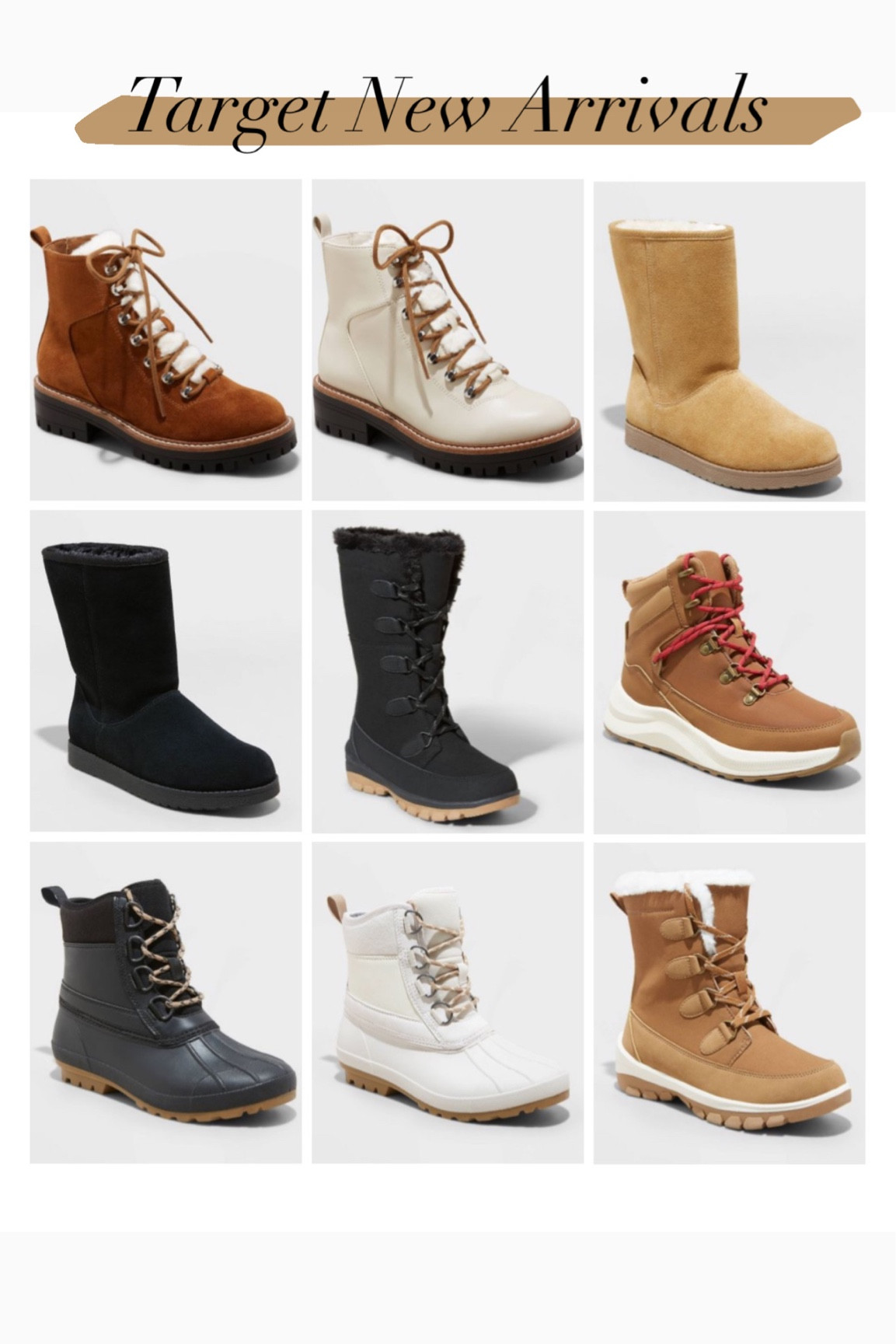 Target new arrivals 
Boots 

#LTKshoecrush