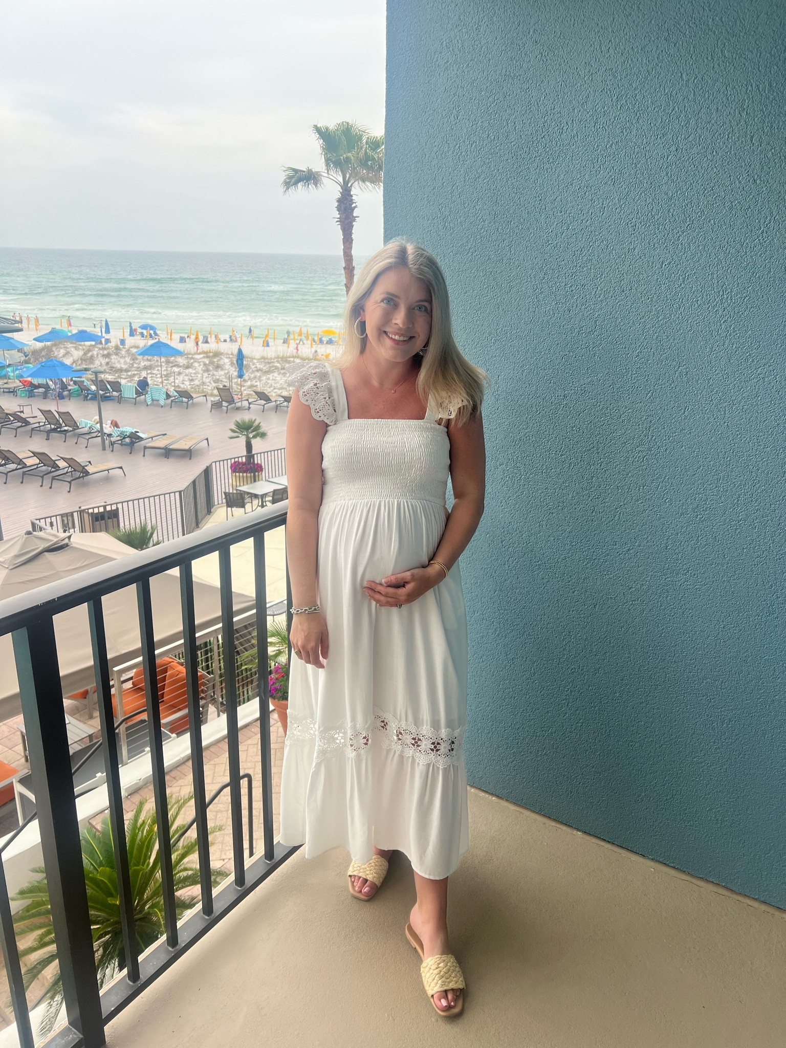 cutest white beach dress!! 26 weeks pregnant here and it’s perfect for the bump or not! Dress is Amazon and my shoes are target from last year - linked similar

Amazon finds 
Bump outfits
Bump friendly 
Beach outfit
Family picture outfit
Bride outfit 

#LTKfindsunder50 #LTKsalealert #LTKbump