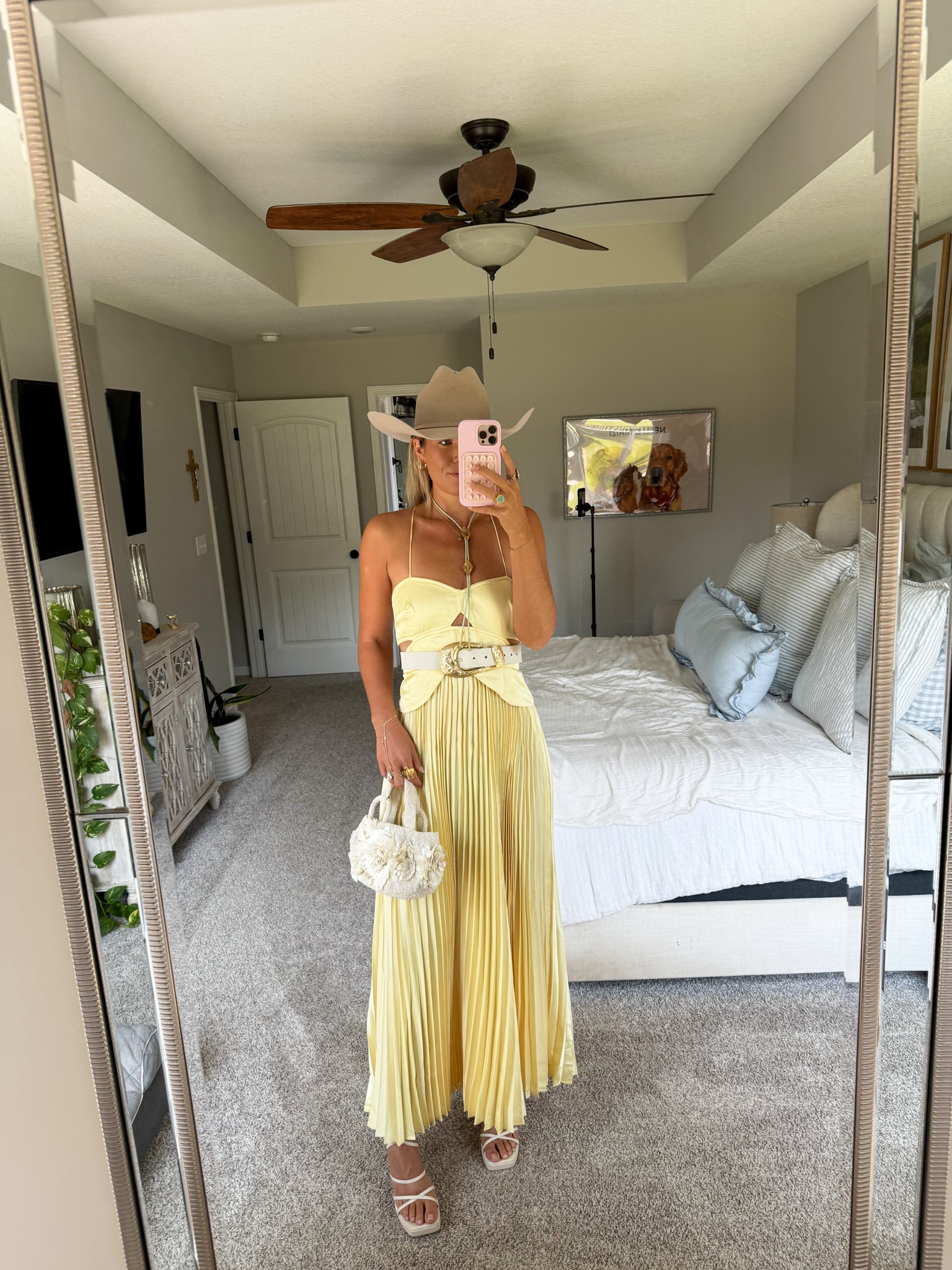 western wedding guest outfit inspo 
western elegance 
sizing below: 
dress in a 4 
shoes are a few seasons old so linking similar 
bag is from TJ maxx!
hat is from boot barn so linking similar 

#LTKSeasonal #LTKFindsUnder50 #LTKWedding