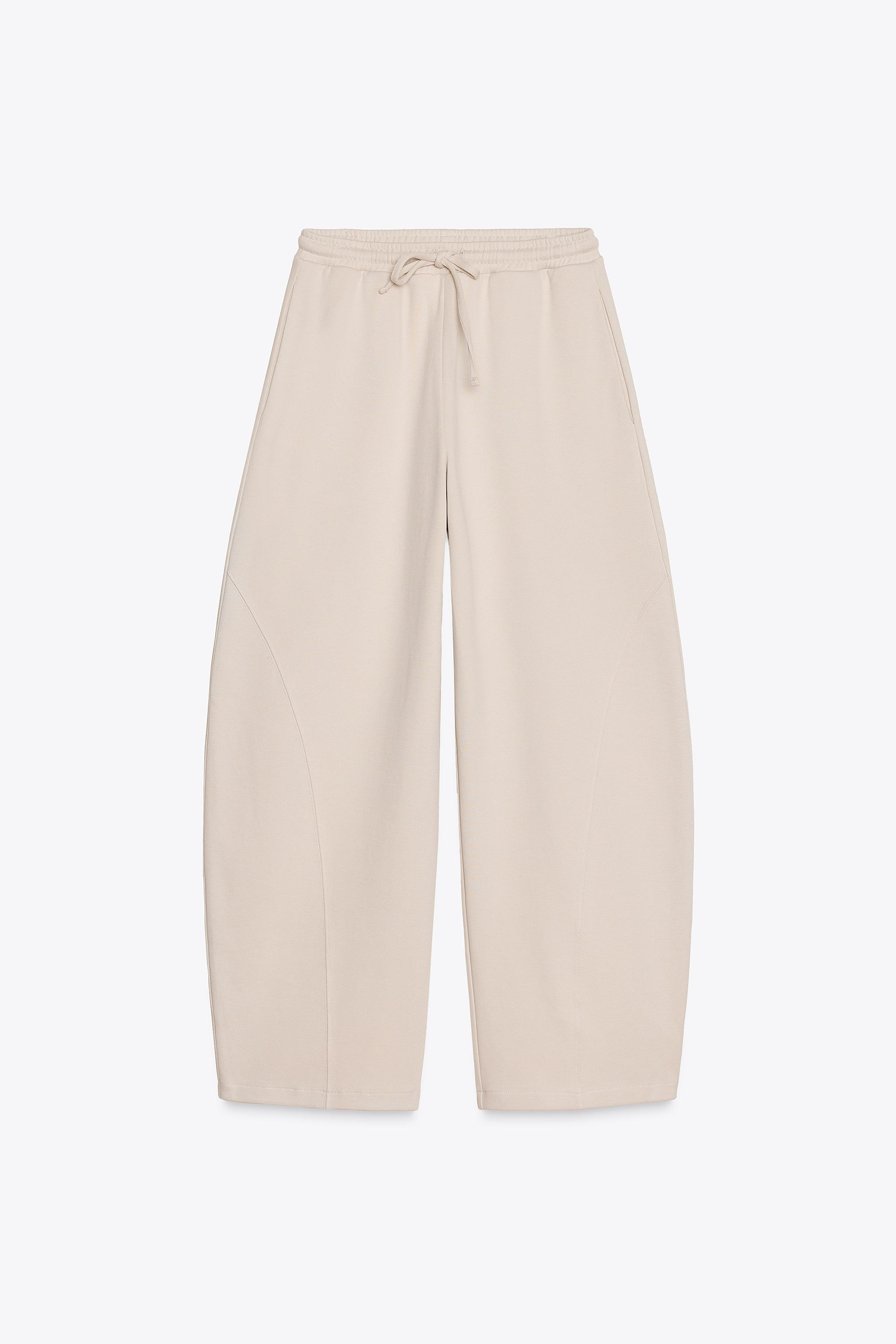 CONTRAST BALLOON TROUSERS | Zara UK