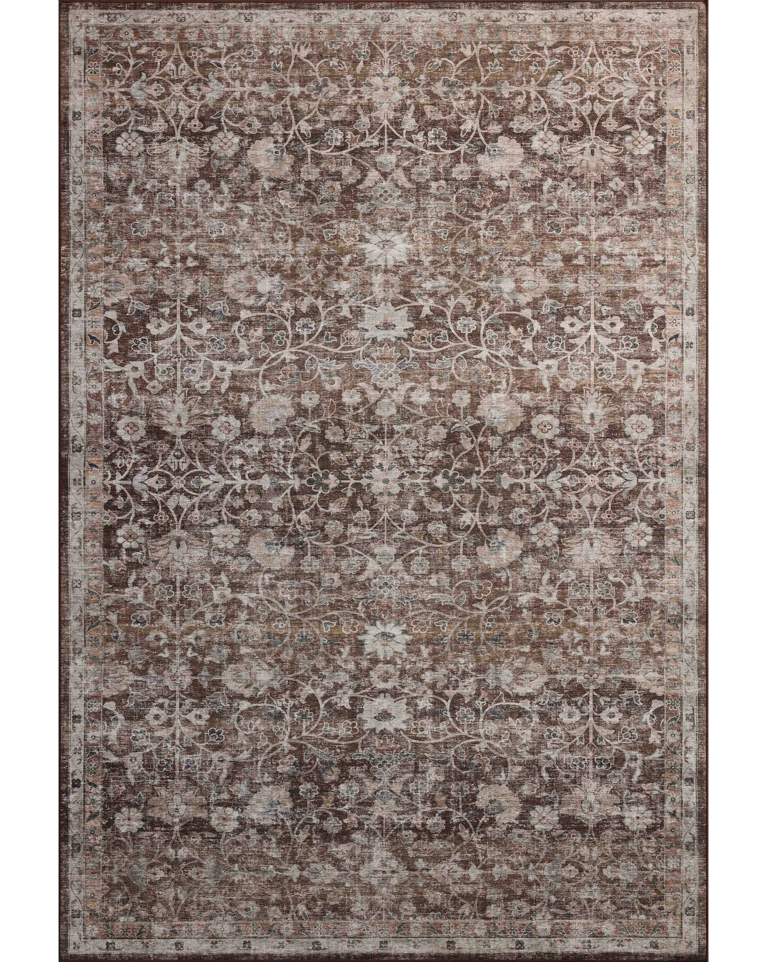 Amber Lewis x Loloi Machine Washable Josie Earth / Natural Area Rug | Wayfair North America