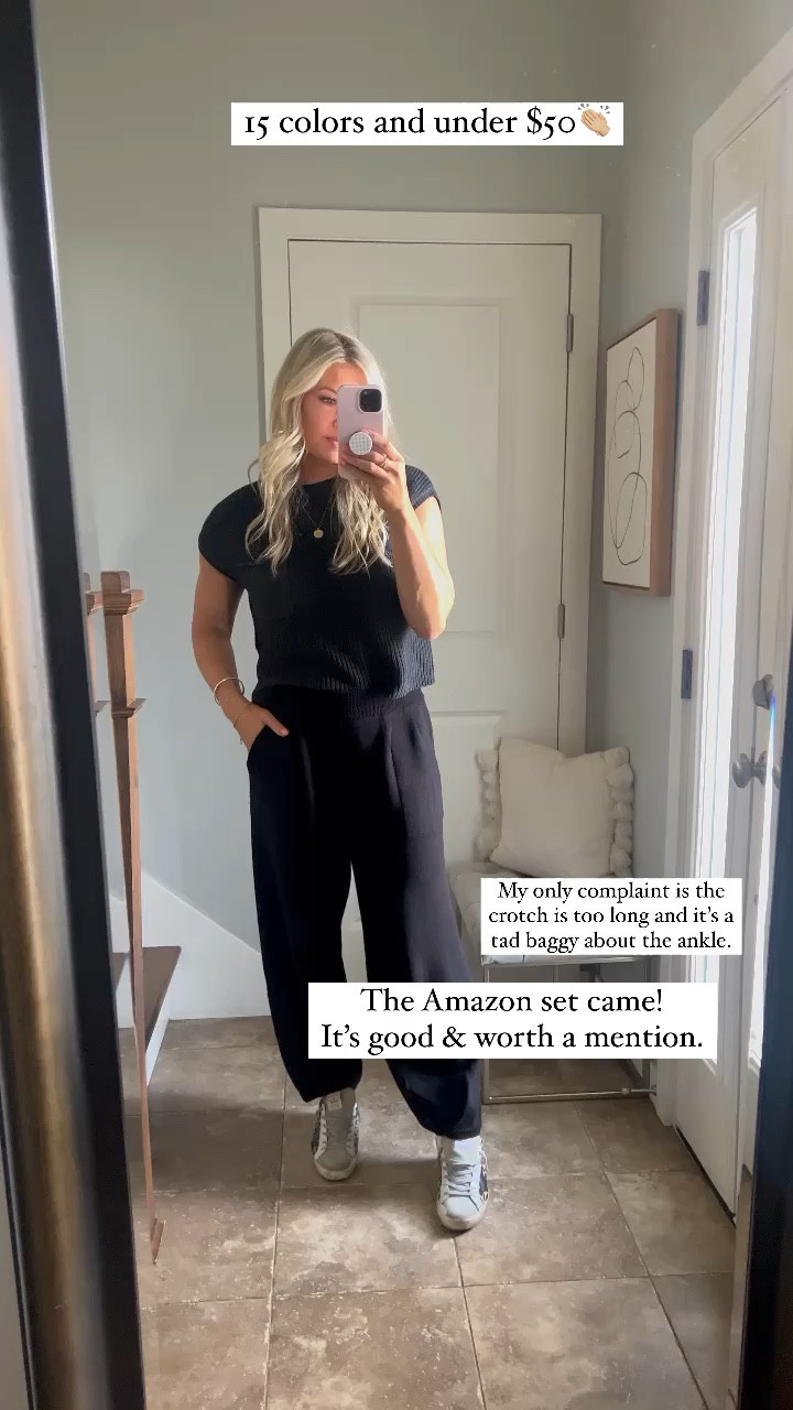 The coziest Amazon set for summer. Under $50 and so cute 
15 color options 
Tts 

#LTKFind #LTKstyletip #LTKunder50