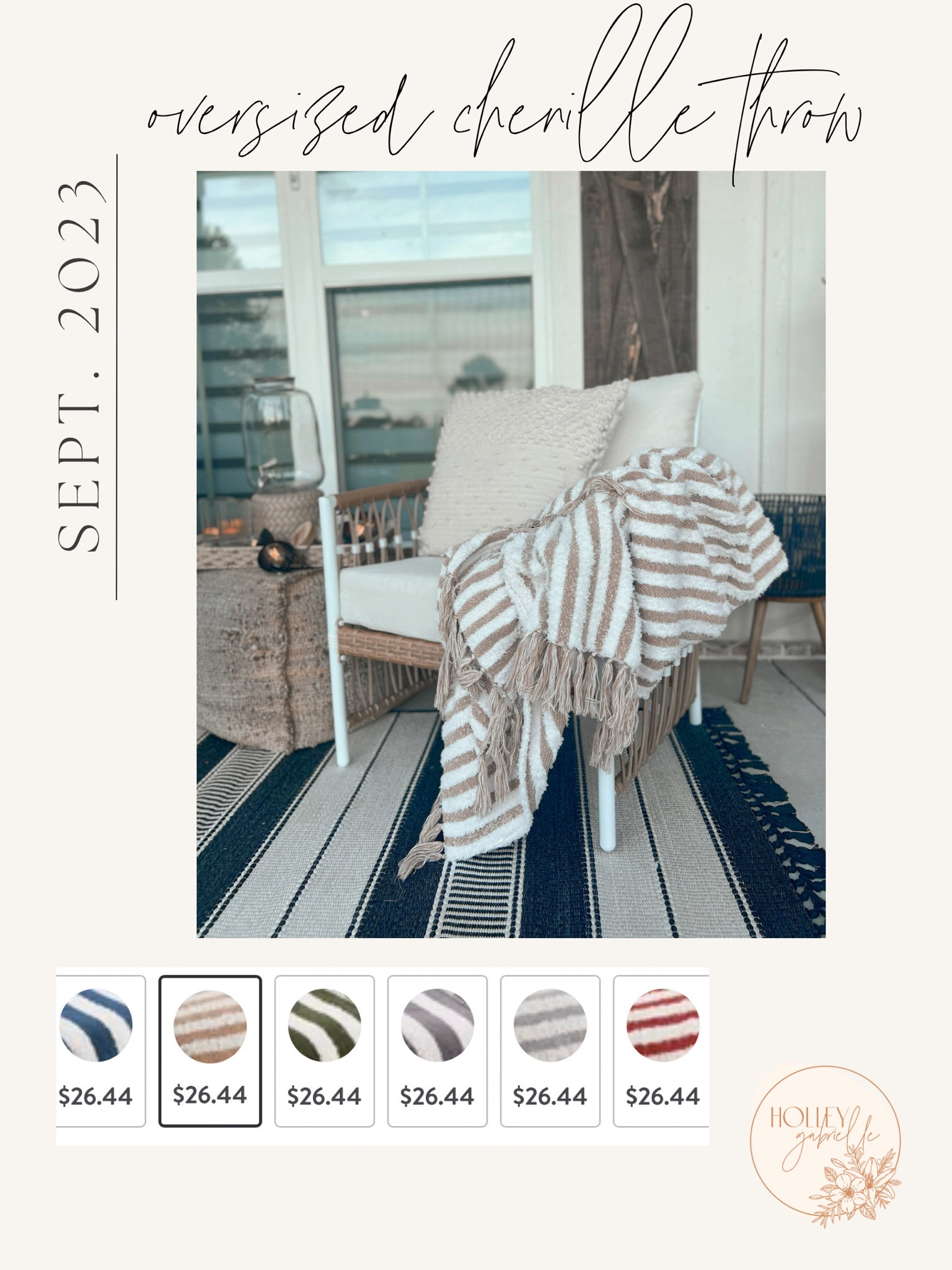 $26 oversized chenille throw fave for fall from Walmart — the tan and olive are so pretty for the patio! 🍂🍃🎃 

#walmartpartner #walmartplus 
Cozy finds / neutrals / home decor / inspo / blankets / outdoor 

#LTKhome #LTKGiftGuide #LTKfindsunder50