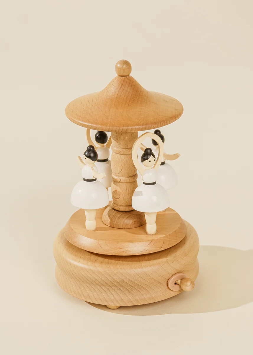 Wooden Music Box - Ballerinas | Coco Village
