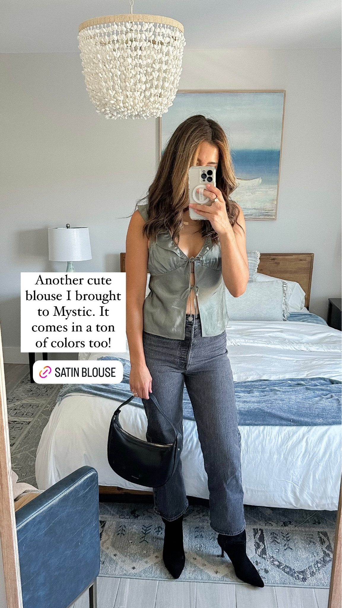 Another cute blouse I brought to Mystic. It comes in a ton of colors too!