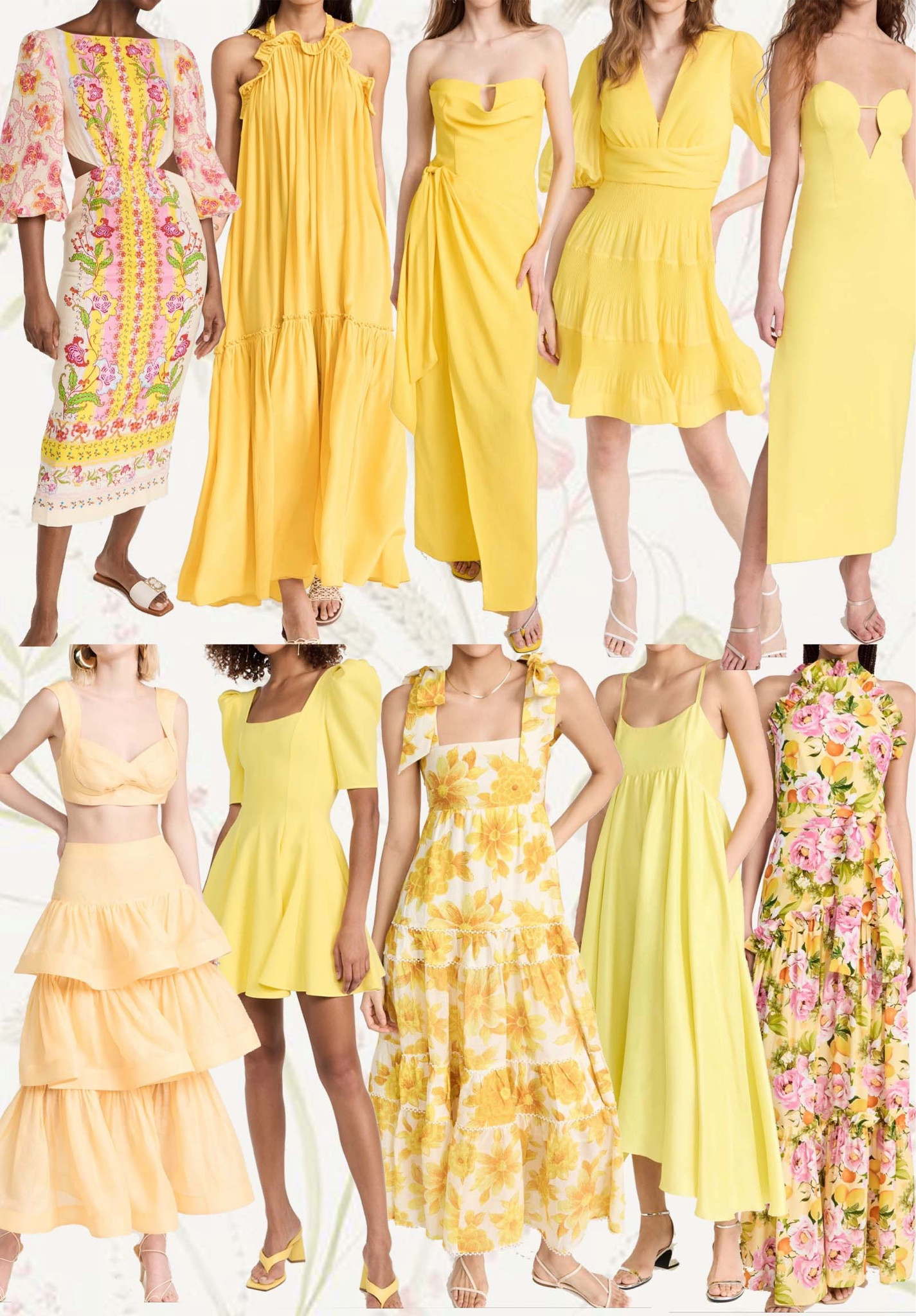 Dresses, yellow dress, vacation, wedding guest, floral dress, vacation style, outfit ideas

#LTKtravel #LTKstyletip
