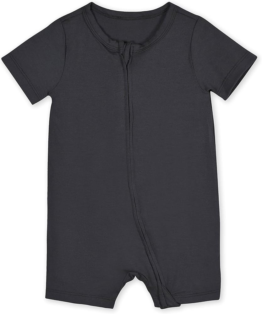 Gerber Unisex Baby Buttery-Soft Short Sleeve Romper With Viscose Made With Eucalyptus | Amazon (US)