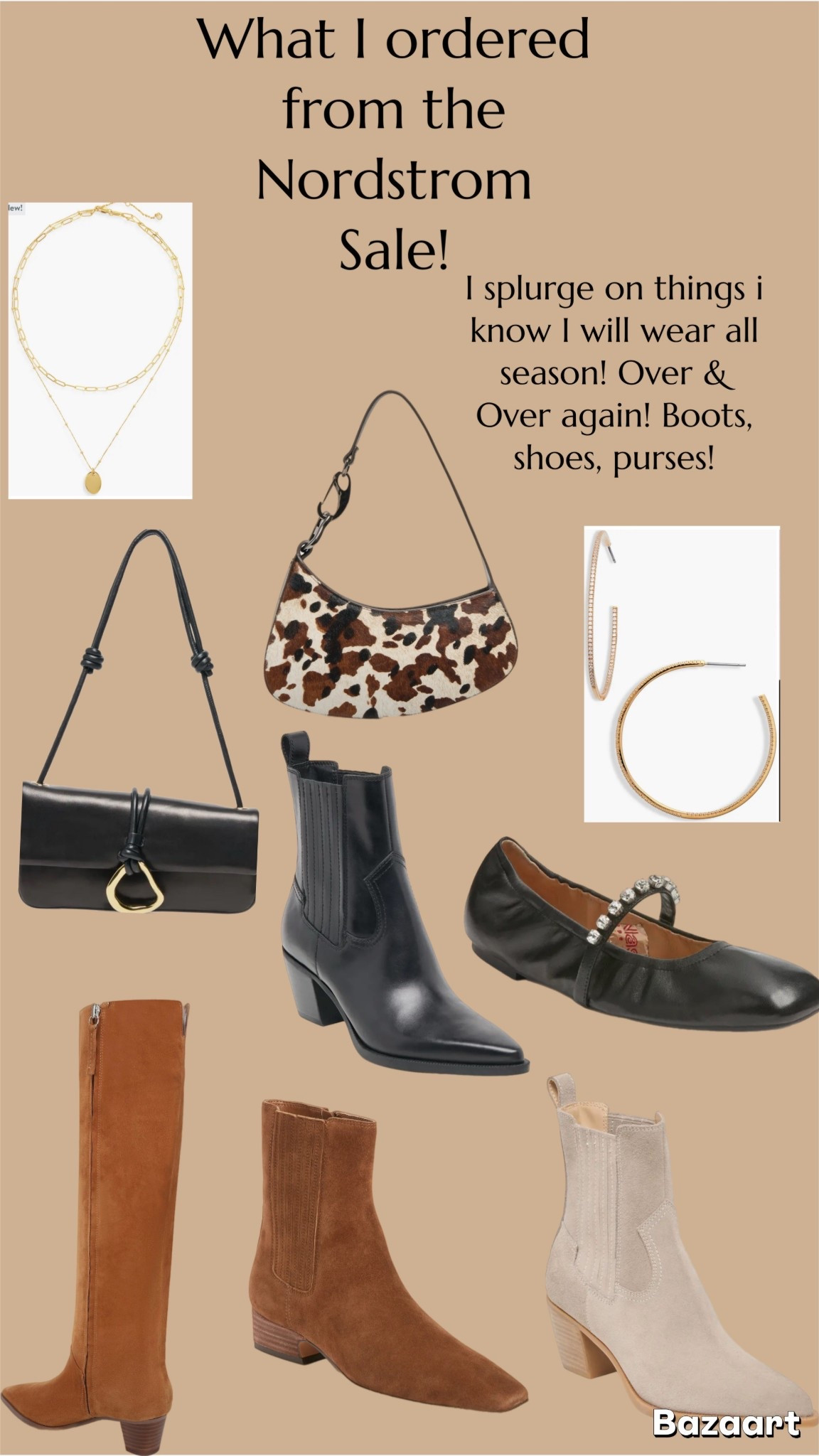 ❤️What I actually ordered from the Nordstrom Sale! 
✔️Girl math! I will wear all of these things over and over again! So totally worth it! 
✔️The taupe and black boots are the same! You can pick which color you want! 
✔️Message me if you have any questions! 


#LTKSaleAlert #LTKShoeCrush #LTKFindsUnder100