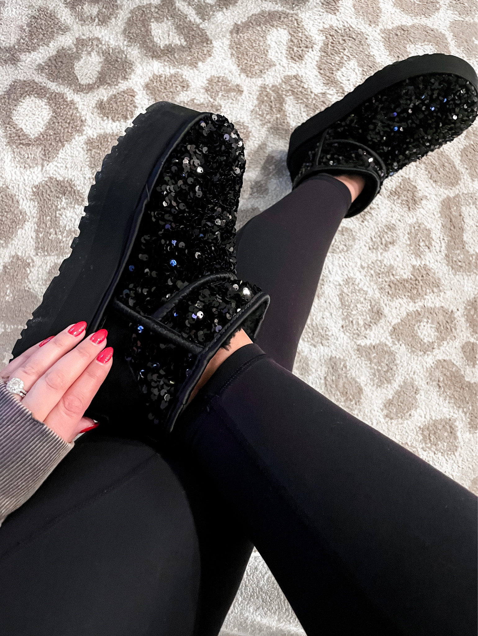 Ugg on sale sequin sneakers