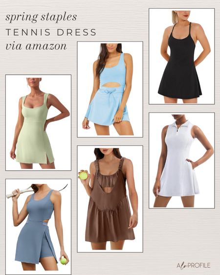 Amazon Spring Wardrobe Staples : Activewear Dresses // Amazon finds, Amazon fashion, Amazon spring fashion, spring style, spring staples, spring wardrobe, affordable fashion, Amazon fashion finds, Amazon activewear