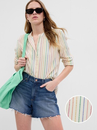 Crinkle Gauze Shirt | Gap (CA)