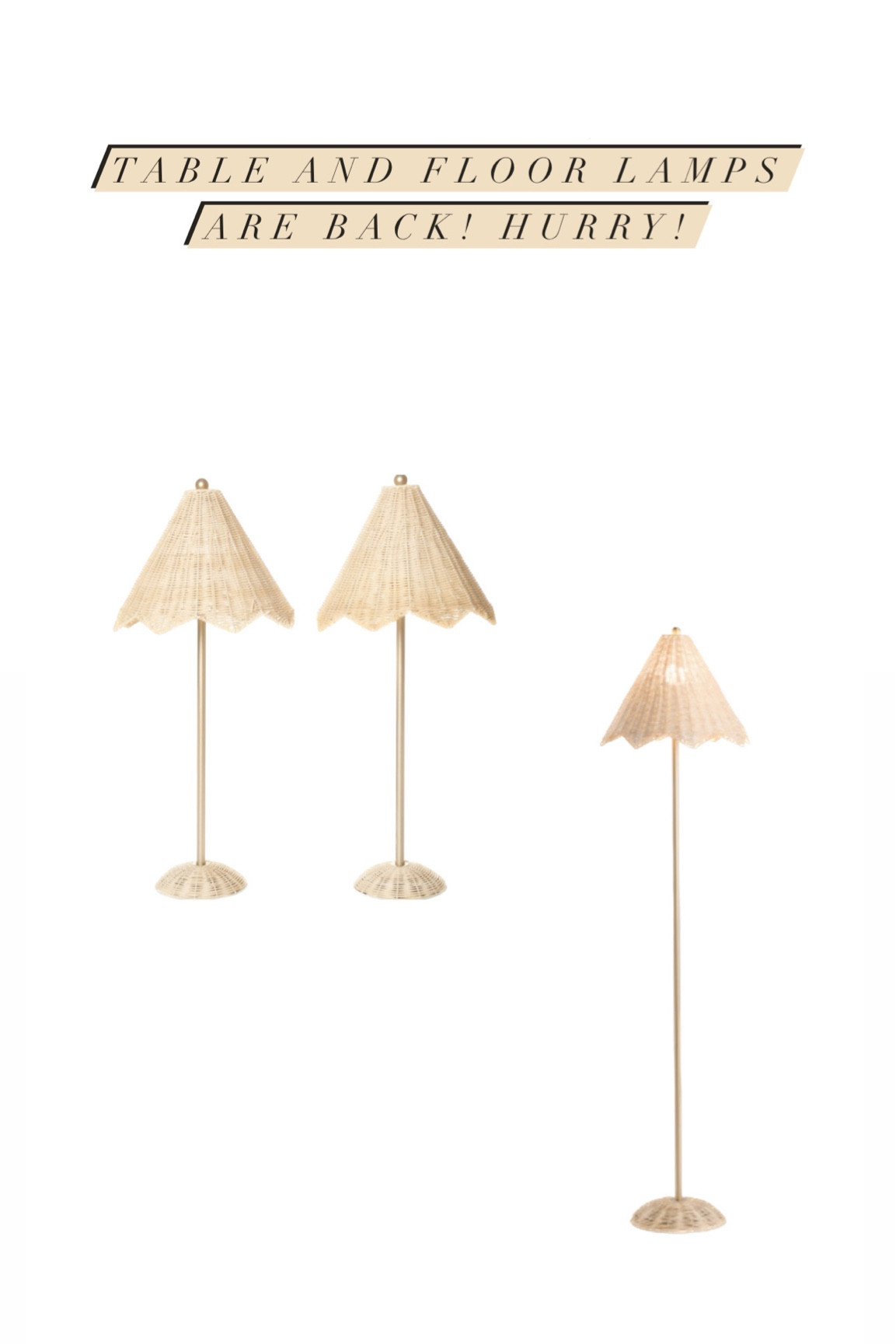 They are back!!!! #rattanlamps #lillianaugustlamps #tjmaxx #tjmaxxfind

#LTKhome