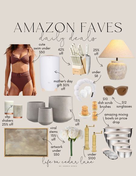 Amazon Faves- check out these daily deals! From home decor, Mother’s Day finds, fashion & more!

#founditonamazon

#LTKhome #LTKsalealert #LTKswim