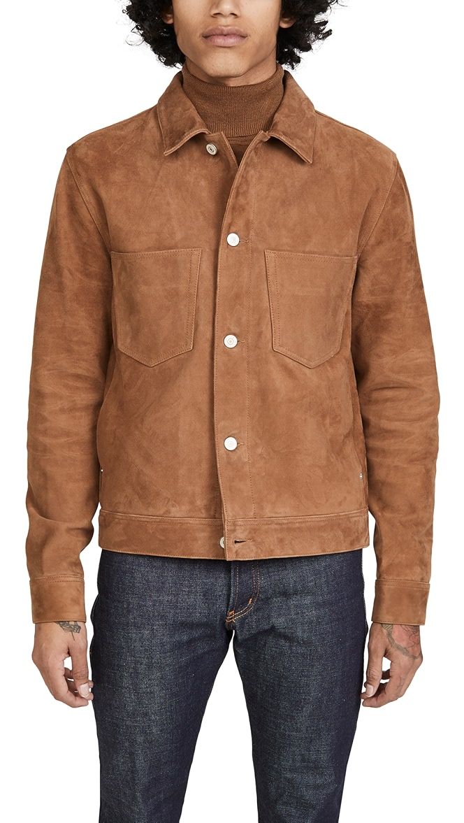 PS Paul Smith Mens Suede Rider Jacket | EAST DANE | East Dane (Global)