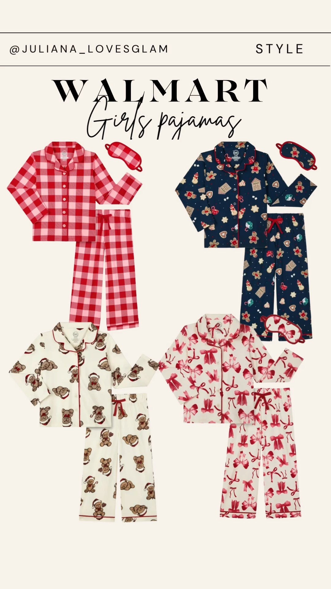The cutest little girl pajamas @walmartstyle #walmartstyle

Holiday pajamas, kids style, Walmart finds 

#LTKHoliday #LTKGiftGuide #LTKKids