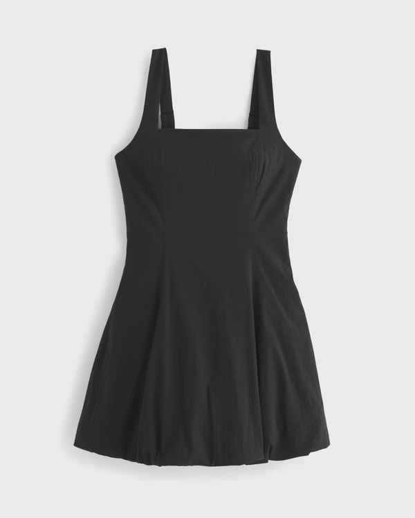The A&F Mila Bubble Hem Mini Skort | Abercrombie & Fitch (US)