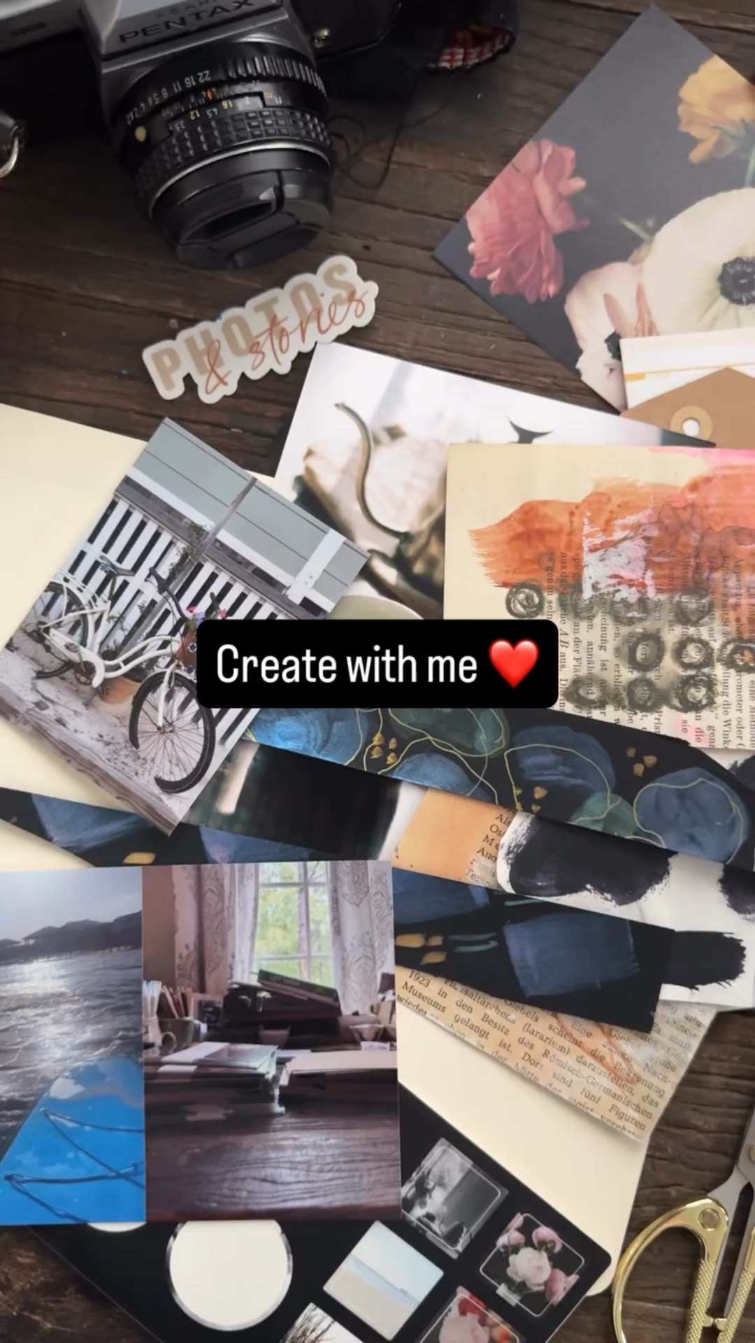 I find it so incredibly important to let myself create. No agenda, no worries. 

Simply journaling directly on photos, tearing up paper, adding ephemera and stickers, anything that feels right ❤️ 

Photos and stories forever ✨💫

Do you have any personal projects? Something you do simply because you enjoy it?

#artjournaling #photojournaling #photosandstories #artjournal #photojournalingideas #createveryday #documenting #junkjounaling