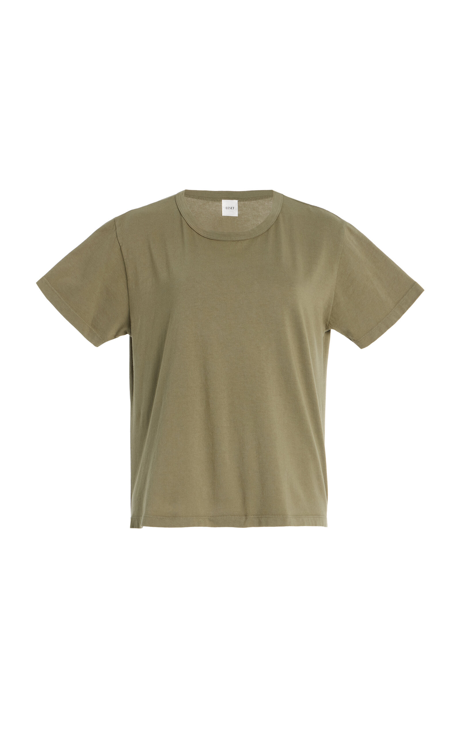Leset - The Margo Cotton T-Shirt - Green - S - Moda Operandi | Moda Operandi (Global)