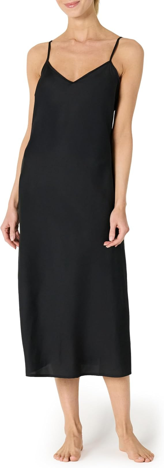 Amazon Essentials Women's Satin Sleepwear Mini Nightgown | Amazon (US)