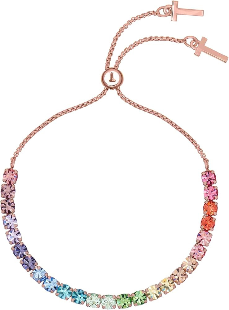 Ted Baker London Melrah Icon Crystal Slider Adjustable Tennis Bracelet for Women | Amazon (US)