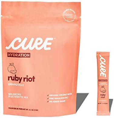 Cure Hydration Mix | Organic Electrolyte Powder | No Added Sugar | Paleo Friendly | Made with Coc... | Amazon (US)