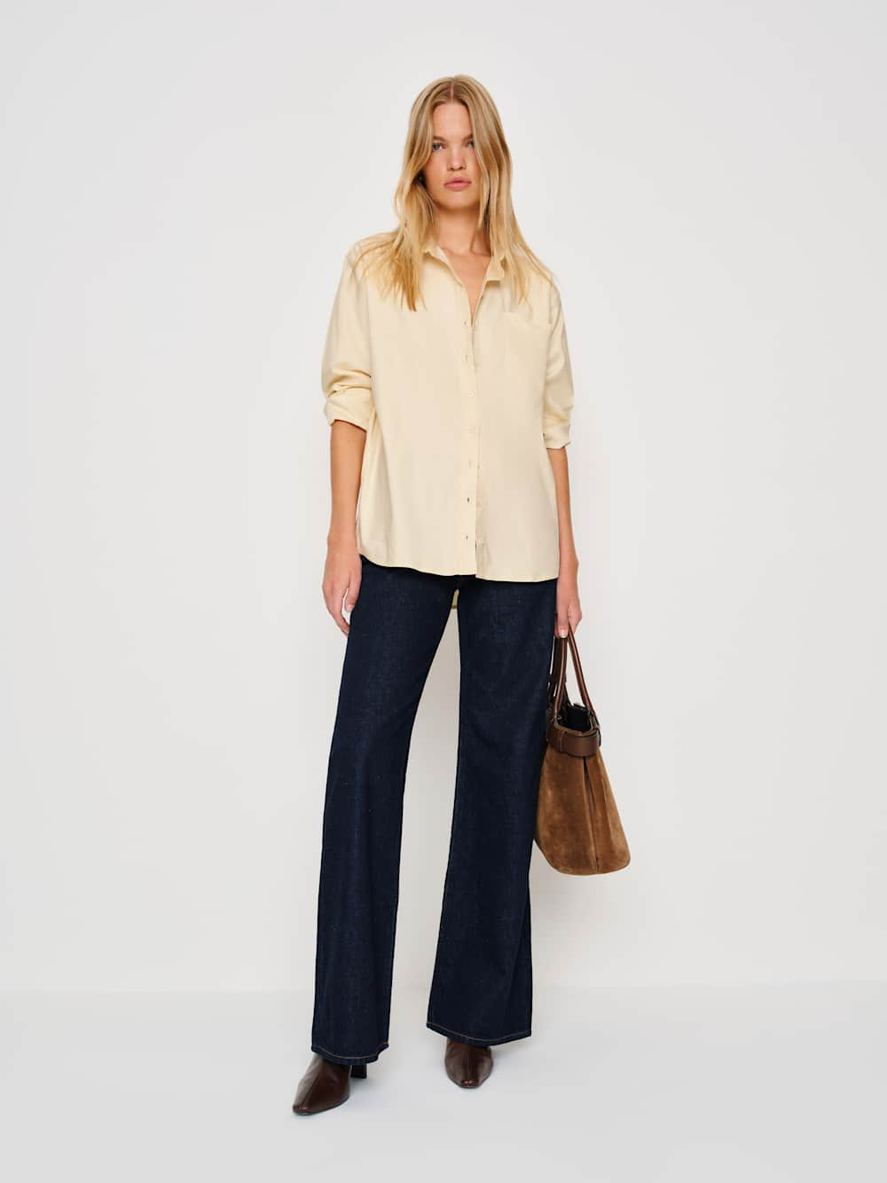 Eli Oversized Shirt | Reformation (Global)