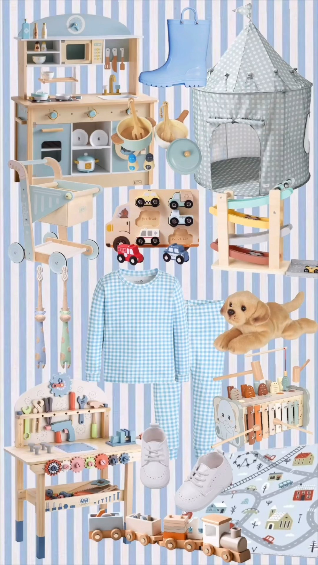 Amazon gifts for boys! 

Wooden train set, toddler pajama sleepwear, gingham pajamas, wooden cars vehicle set, kids rain boots, kids play mat, infant loafers, toddler dress shoes, button down cardigan, cotton knit sweater, toddler kitchen toys, pretend play kitchen, kids play tent, playhouse, baby sand toys, wooden play kitchen set, toy kitchen gift for boys, wooden shopping cart for kids, kids toy play workbench, toddler wooden hammer and activity board with xylophone, the Labrador stuffed puppy, car ramp toy, wooden toy cash register, toy with xylophone, vegan toothbrush made from plants, trains and cars pattern crew socks, boys casual clothes, white long sleeve, unisex toddler slip-on loafer, flat shoes, mommy and kid pajama set, boys long sleeve polo, boys cotton pique polo shirt, dynacraft kids gold cart, boys loafer, matchbox cars, wooden play cooking set, Montessori play kitchen

Christmas gifts for boys, birthday gifts for boys

#LTKGiftGuide