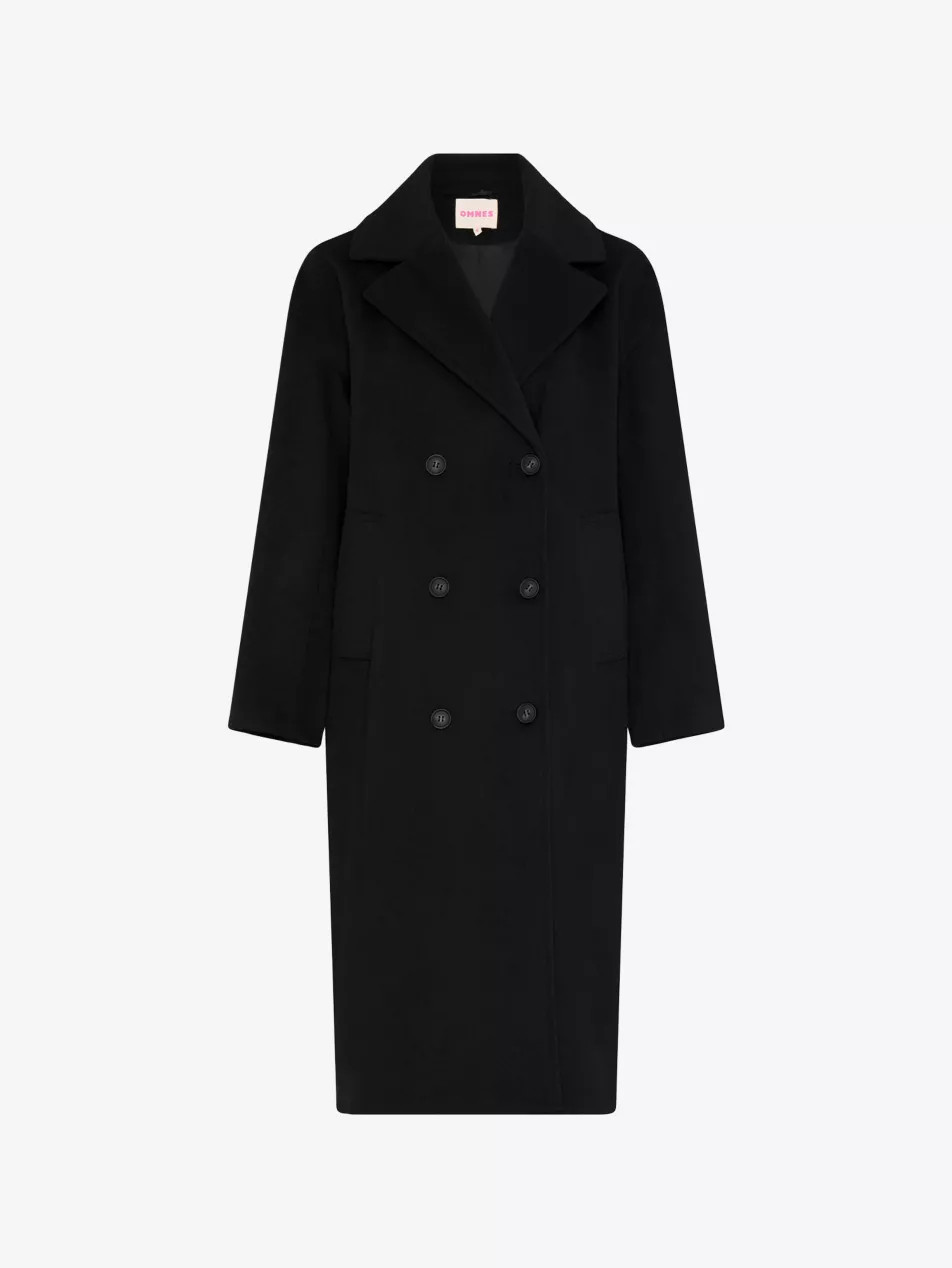 Tina Double-Breasted Woven Coat | Selfridges