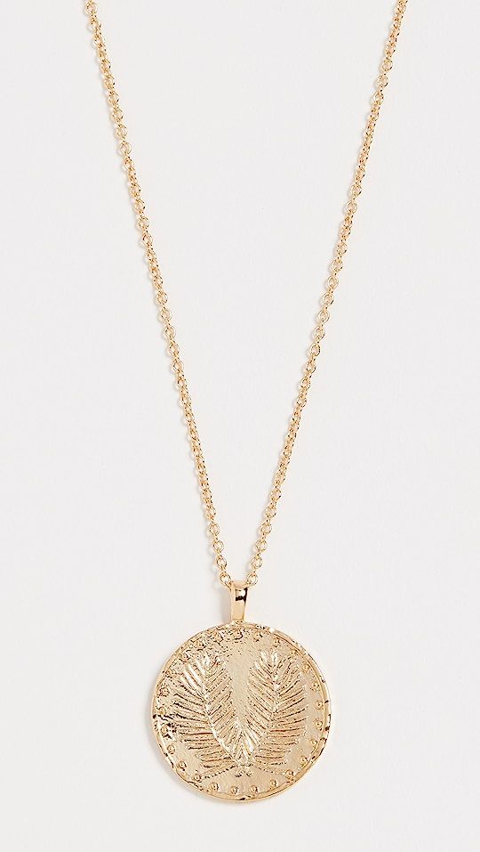 Gorjana Palm Coin Necklace | SHOPBOP | Shopbop