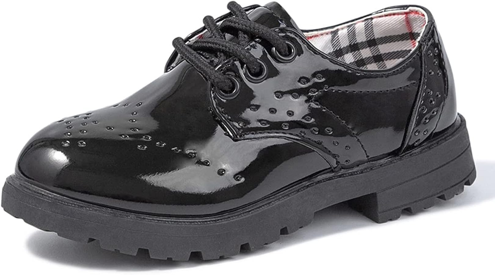 KIDSUN Toddler Boy’s Girl’s Dress Shoes Comfort Lace-Up Oxford School Uniform Shoes Loafer Fl... | Amazon (US)
