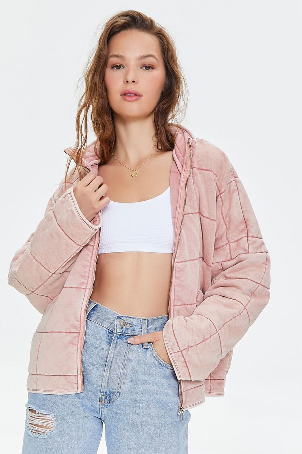 Quilted Zip-Up Jacket | Forever 21 | Forever 21 (US)