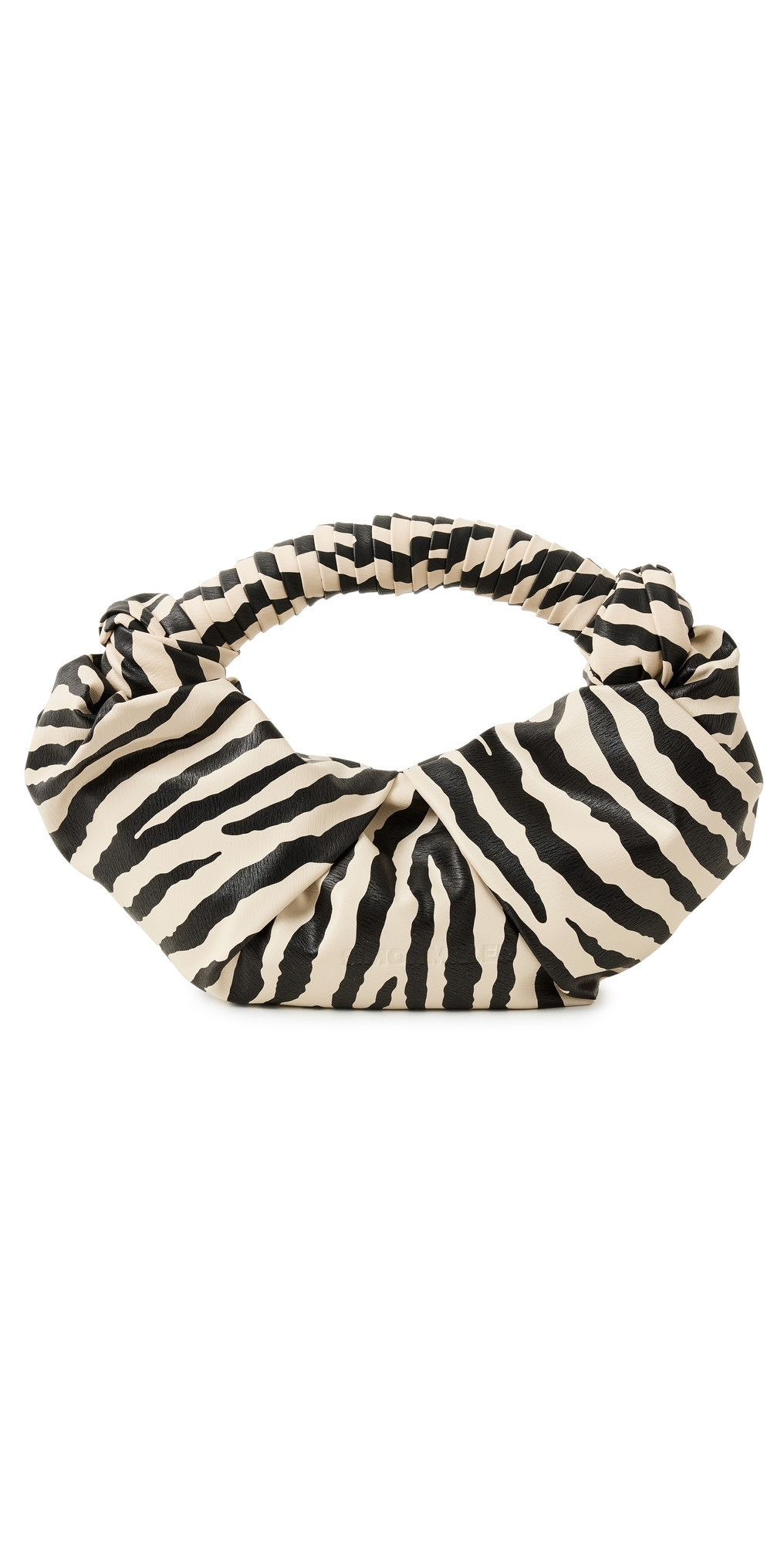 SIMONMILLER Faux Leather Lopsy Bag Zebra Print One Size | Shopbop