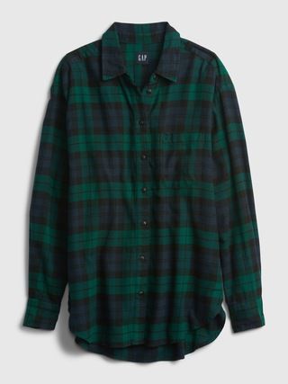 Oversized Flannel Shirt | Gap (US)