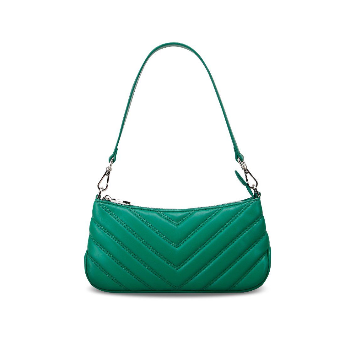 Embroidery Shoulder Bag - Green | Wolf and Badger (Global excl. US)