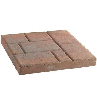 Stratford 16 in. x 16 in. x 1.75 in. Old Town Blend Concrete Step Stone | The Home Depot