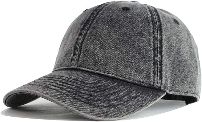 HH HOFNEN Men and Women Washed Cotton Baseball Cap Snow Classic Style Adjustable Low Profile Dad ... | Amazon (US)