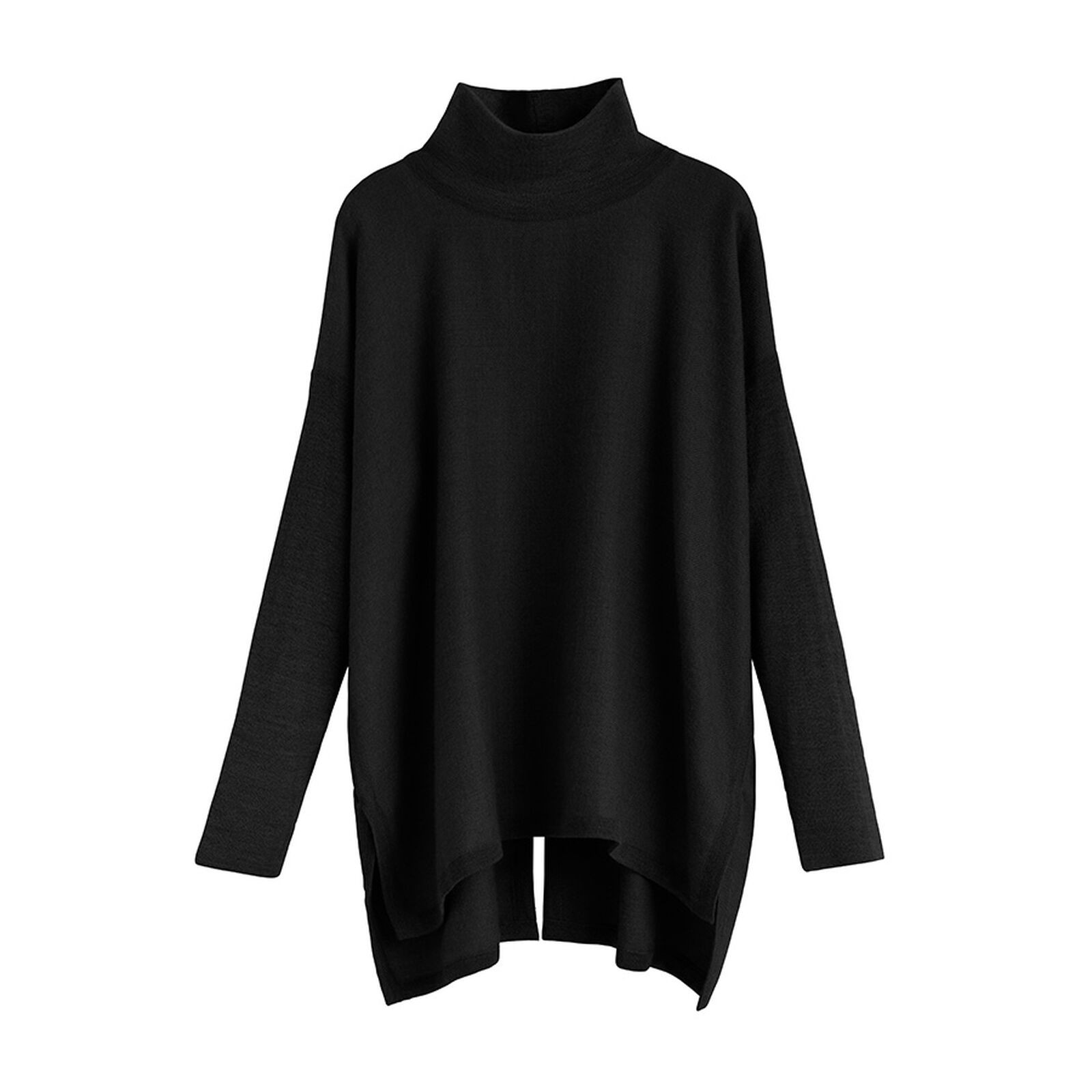 Alpaca Open-Back Turtleneck Sweater | Cuyana