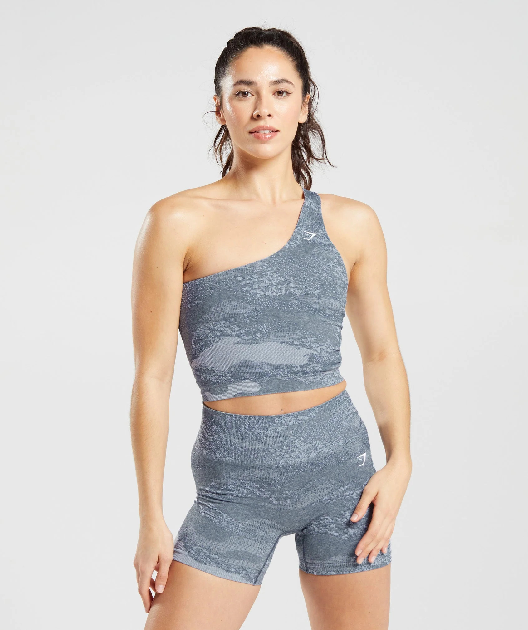 Gymshark Adapt Camo Tank - Lava | River Stone Grey/Evening Blue | Gymshark US