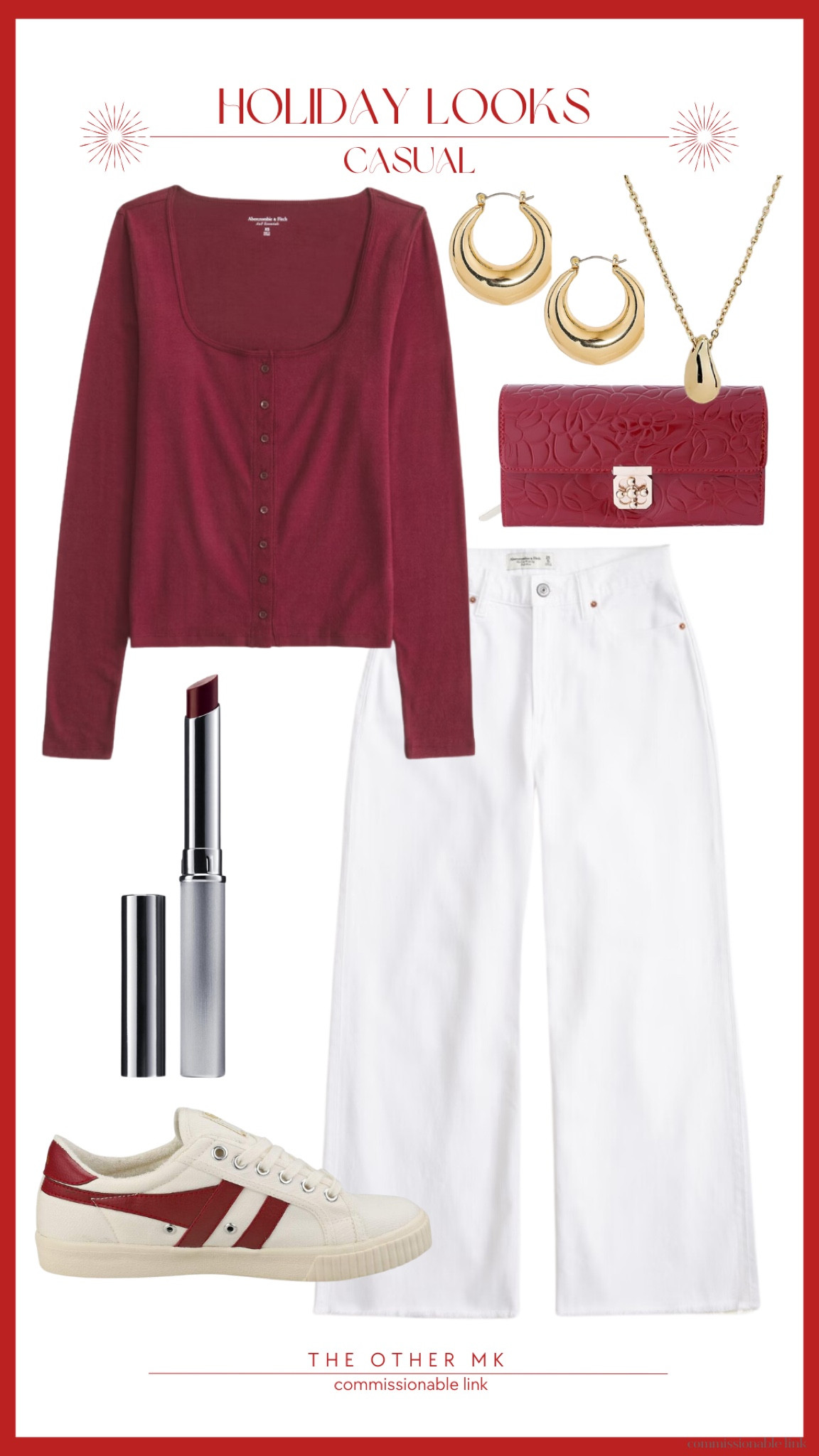 Casual holiday look !!

Casual outfit inspo, holiday looks, styling tip, red sweater, Clinique, red clutch 

#LTKSeasonal #LTKHoliday #LTKStyleTip