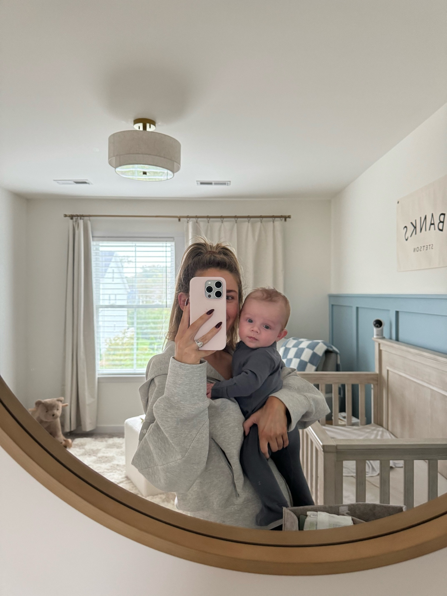 hangs with banksy boy 🍼☁️🧸 his nursery is my favorite room in our home 

#LTKBump #LTKBaby #LTKHome