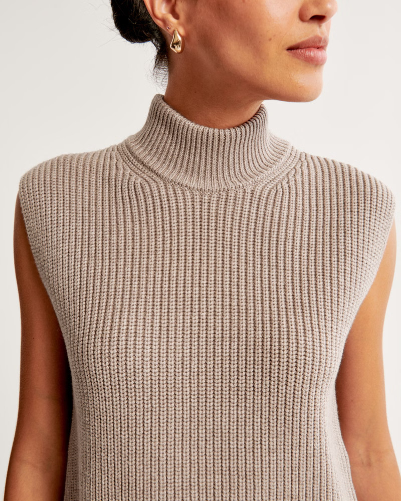 Sleeveless Turtleneck Sweater | Abercrombie & Fitch (US)